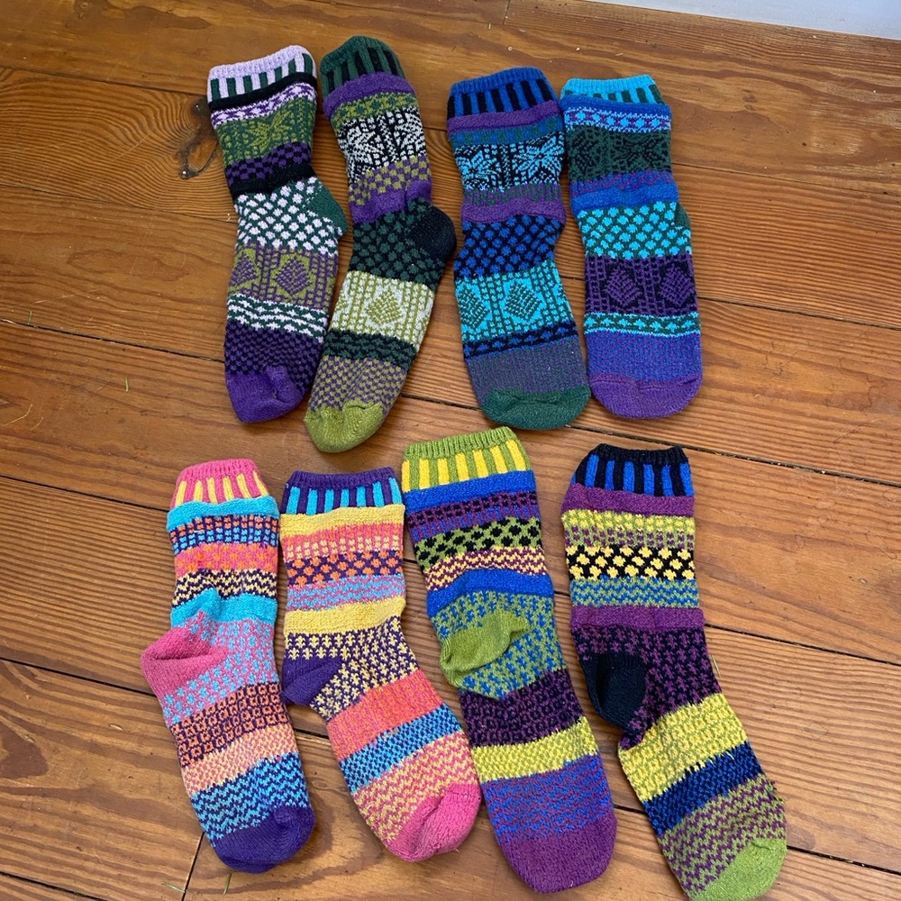 Soulmates Multicolor Patterned Socks Collection A… - image 1